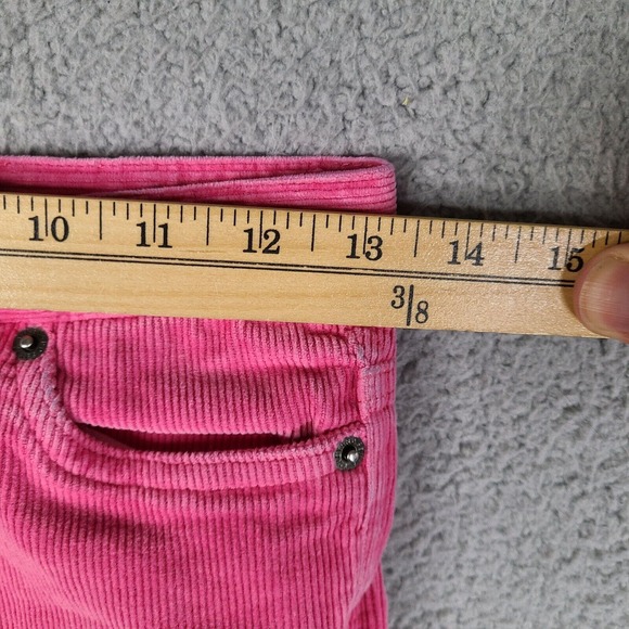 Vineyard Vines Pants Girls Size 12 Pink Corduroy Adjustable Waist Cotton Blend - Picture 13 of 16